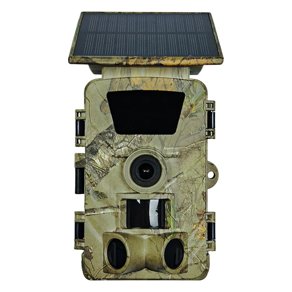 PR903W 5K WiFi Solar Security Camera 60MP Waterproof Trail Camera with PIR Motion Detection for Hunting Wildlife - Camouflage - 1