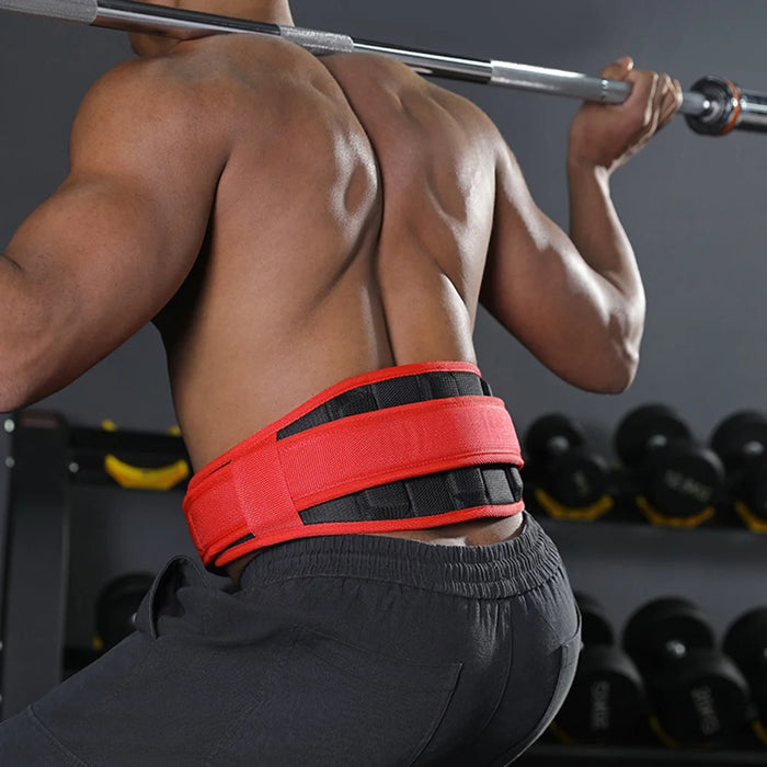 VBOSI 7304V Adjustable Weightlifting Belt 16cm Back Support Powerlifting Belt for Squat Deadlift Training - Black M - 5