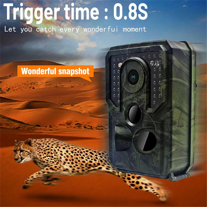 HUNTERCAM PR400 PRO 1080P HD Wild Trail Camera 0.8S Trigger 16MP Infrared Induction Hunting Camera - 3