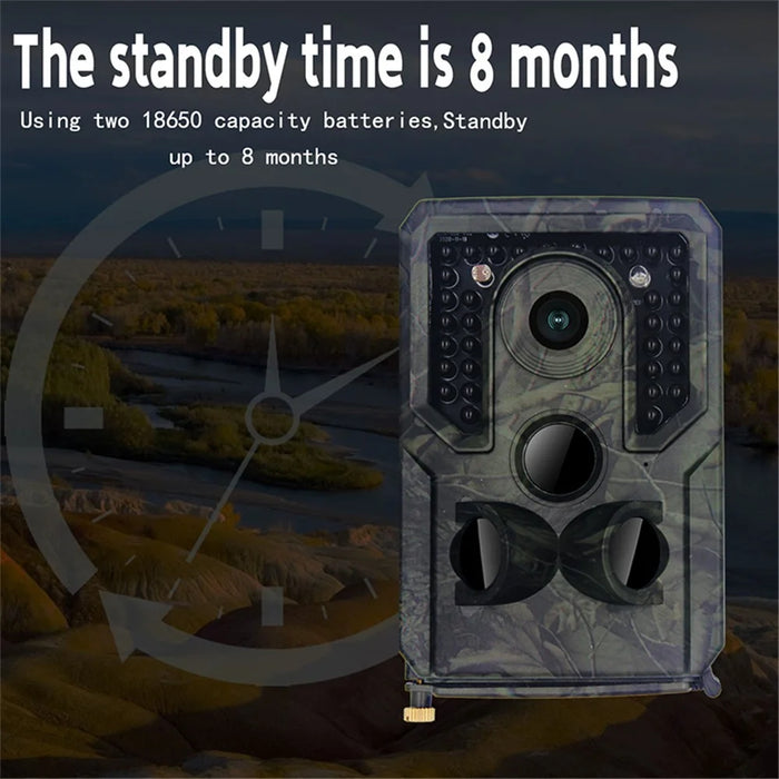 HUNTERCAM PR400 PRO 1080P HD Wild Trail Camera 0.8S Trigger 16MP Infrared Induction Hunting Camera - 4