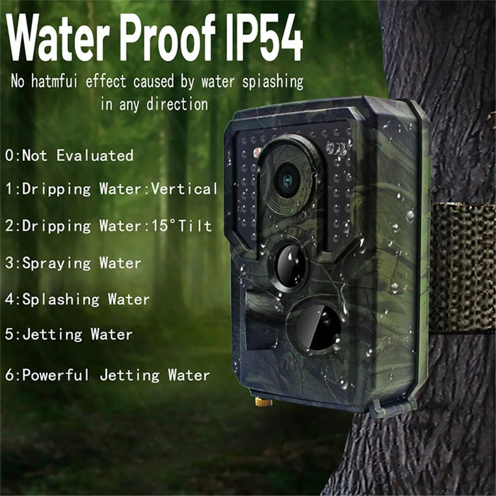 HUNTERCAM PR400 PRO 1080P HD Wild Trail Camera 0.8S Trigger 16MP Infrared Induction Hunting Camera - 5