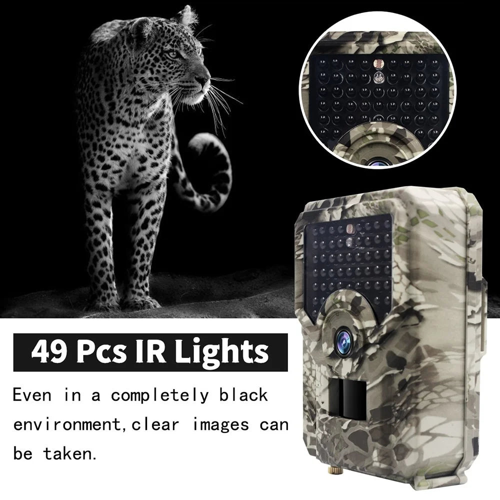 HUNTERCAM PR200 PRO Hunting Camera Trail 1080P Wildlife Monitoring Outdoor 16MP Photo Trap for Security Infrared Sensors Night View - 3