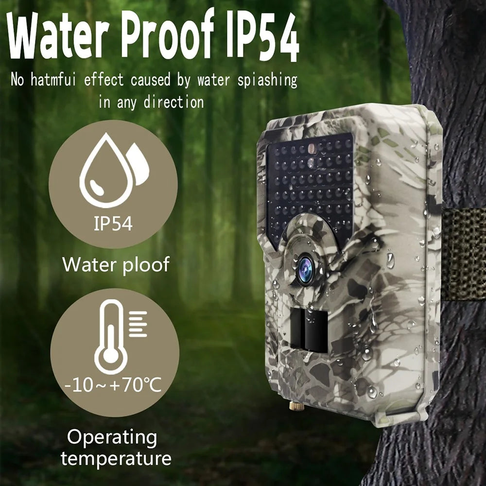 HUNTERCAM PR200 PRO Hunting Camera Trail 1080P Wildlife Monitoring Outdoor 16MP Photo Trap for Security Infrared Sensors Night View - 4