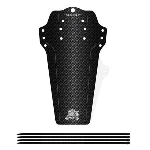 ENLEE Bike Fender MTB Mud Guard Front and Rear Mud Guard Portable Fashionable Pattern Design Bike Fender Mudflap - Carbon Fiber Texture - 1