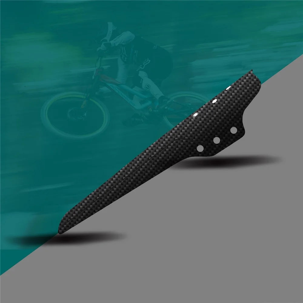 ENLEE Bike Fender MTB Mud Guard Front and Rear Mud Guard Portable Fashionable Pattern Design Bike Fender Mudflap - Carbon Fiber Texture - 5