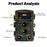 PR3000 2.0-Inch Screen Outdoor Hunting Camera 3 Infrared Sensors 36MP 1080P HD Waterproof Outdoor Adventure Mini Cam - 4