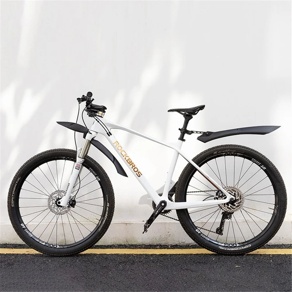 ROCKBROS 28210004001 1 Pair 24-inch Bicycle Fender Front and Rear MTB Bike Mudguard - 2