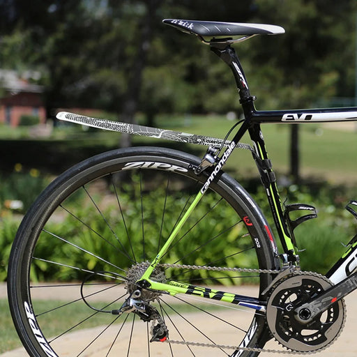 ENLEE E-641316 1 Set Fixed Gear Bicycle Extended Fender Quick-release Bike Front Rear Mudguards - Pentagram - 2