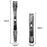 ENLEE E-641316 1 Set Fixed Gear Bicycle Extended Fender Quick-release Bike Front Rear Mudguards - Pentagram - 6