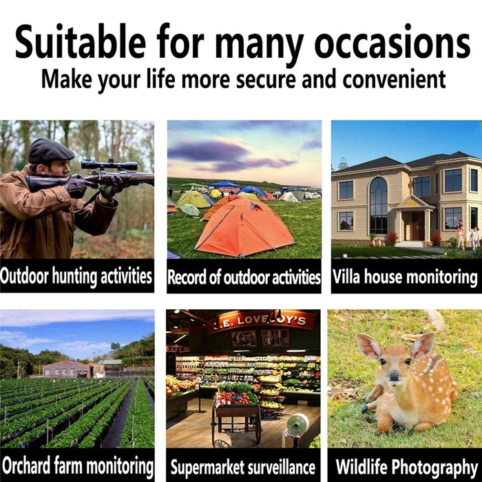 PR5000 2.0-Inch Screen Outdoor Hunting Camera 1080P HD Waterproof Outdoor Adventure Mini Camera - 5