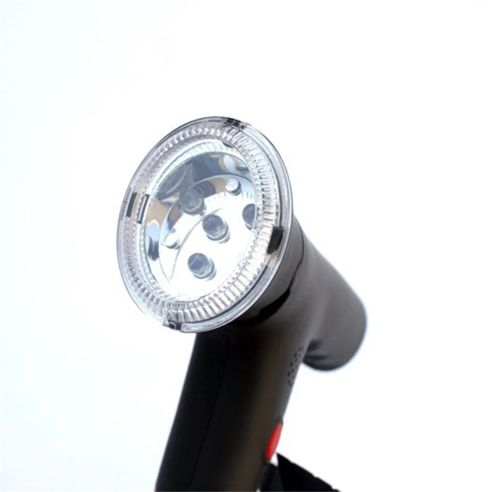806  Elderly Folding Walking Stick Height Adjustable Aluminium Alloy Anti-Slip Stick with LED Light - 4