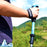 KODENOR Outdoor Trekking Pole Camping 5-Section Aluminum Alloy Walking Stick for 170-190CM Height People - Blue - 3