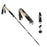 NECASIL N88 Anti-Slip Trekking Pole 33-125 CM Aluminum Alloy Folding Hiking Walking Stick - Black - 1