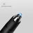 NECASIL N82 5-Section Aluminum Alloy Trekking Pole Outdoor Camping 32-125CM Folding Walking Stick - Black - 3