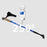 NECASIL G301 2Pcs Aviation Aluminum Alloy Alpenstock 3 Sections Telescopic Pole Embedded Lock Off-Road Hiking Stick - Blue - 5