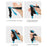 NECASIL G301 2Pcs Aviation Aluminum Alloy Alpenstock 3 Sections Telescopic Pole Embedded Lock Off-Road Hiking Stick - Blue - 7