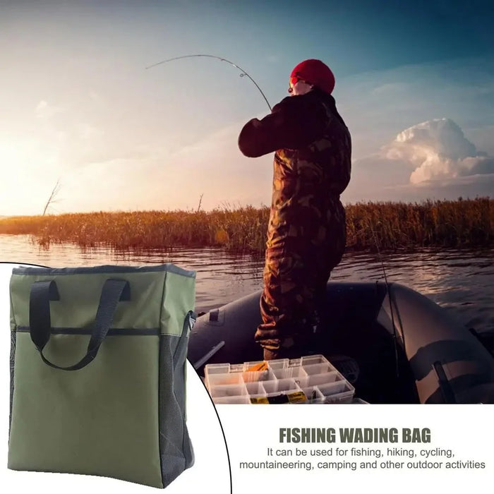 KG0203 Fishing Wader Bag Oxford Cloth Fishing Travel Bag Boot Carrying Bag - 3