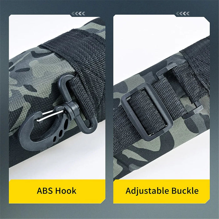 LEO 28247 160CM Fishing Rod Case Nylon Cloth Fishing Pole Carrying Shoulder Bag Storage Organizer - 3