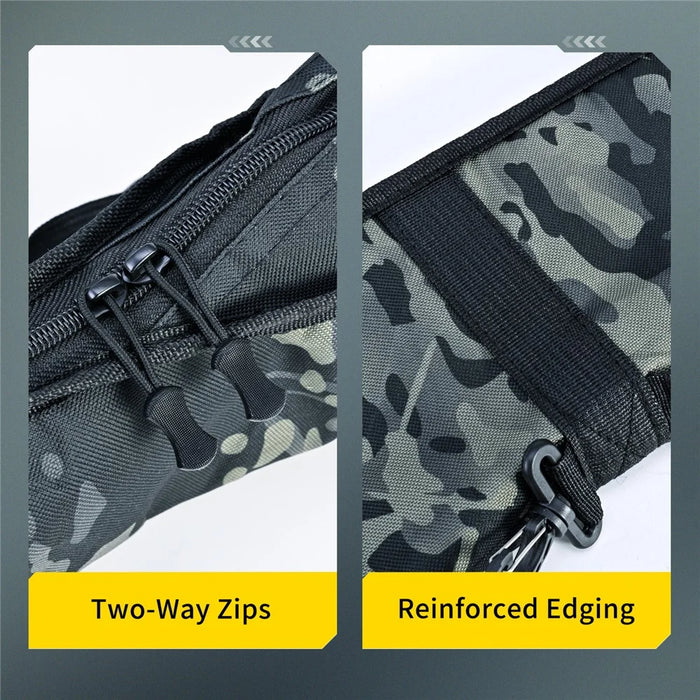 LEO 28247 160CM Fishing Rod Case Nylon Cloth Fishing Pole Carrying Shoulder Bag Storage Organizer - 4