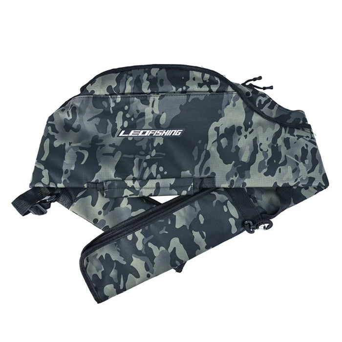 LEO 28247 160CM Fishing Rod Case Nylon Cloth Fishing Pole Carrying Shoulder Bag Storage Organizer - 7