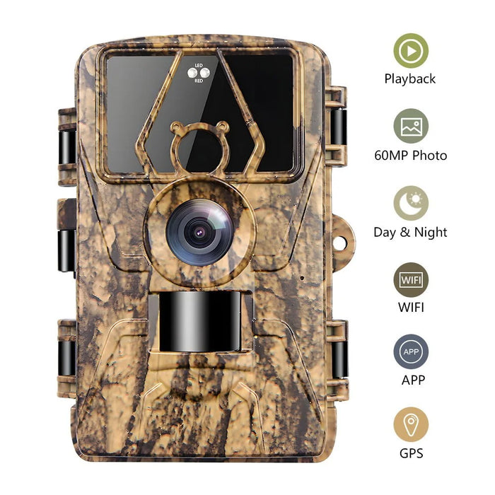 PR801W Outdoor WiFi Hunting Camera App Control Night Vision 8K Infrared Wildlife Trail Camera - 2