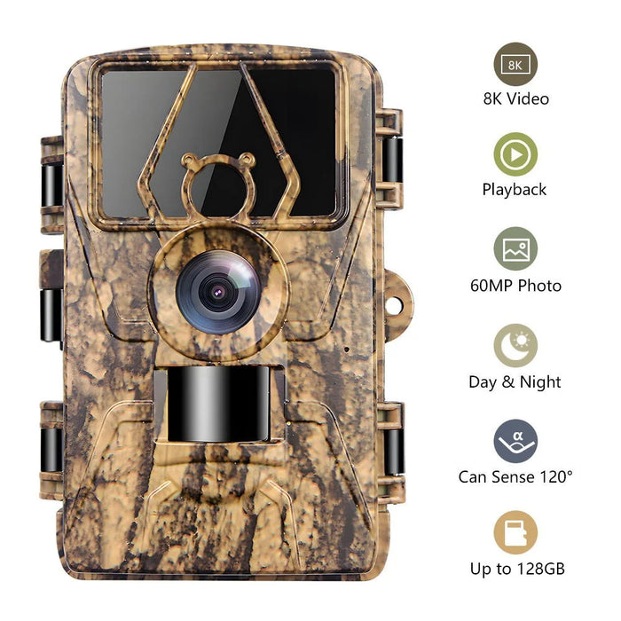 PR801 Ultra Clear 8K Infrared Wildlife Trail Camera Night Vision Hunting Camera - 2