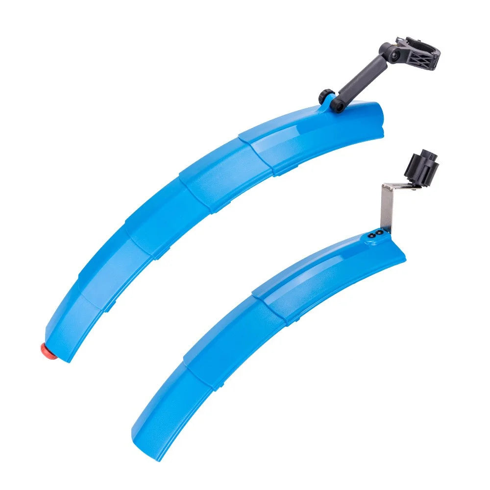 ZTTO ZT03 2Pcs Bike Fender Set Front+Rear Bike Mud Guard with Tail Light (with Installation Accessory) - Blue - 1
