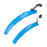 ZTTO ZT03 2Pcs Bike Fender Set Front+Rear Bike Mud Guard with Tail Light (with Installation Accessory) - Blue - 1