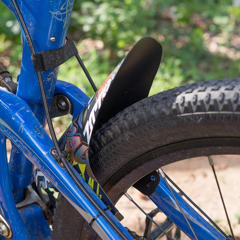 ZTTO Colorful Pattern Mountain Bike Fender PP Road Bicycle Mudguard, Short Style - 1 - 5