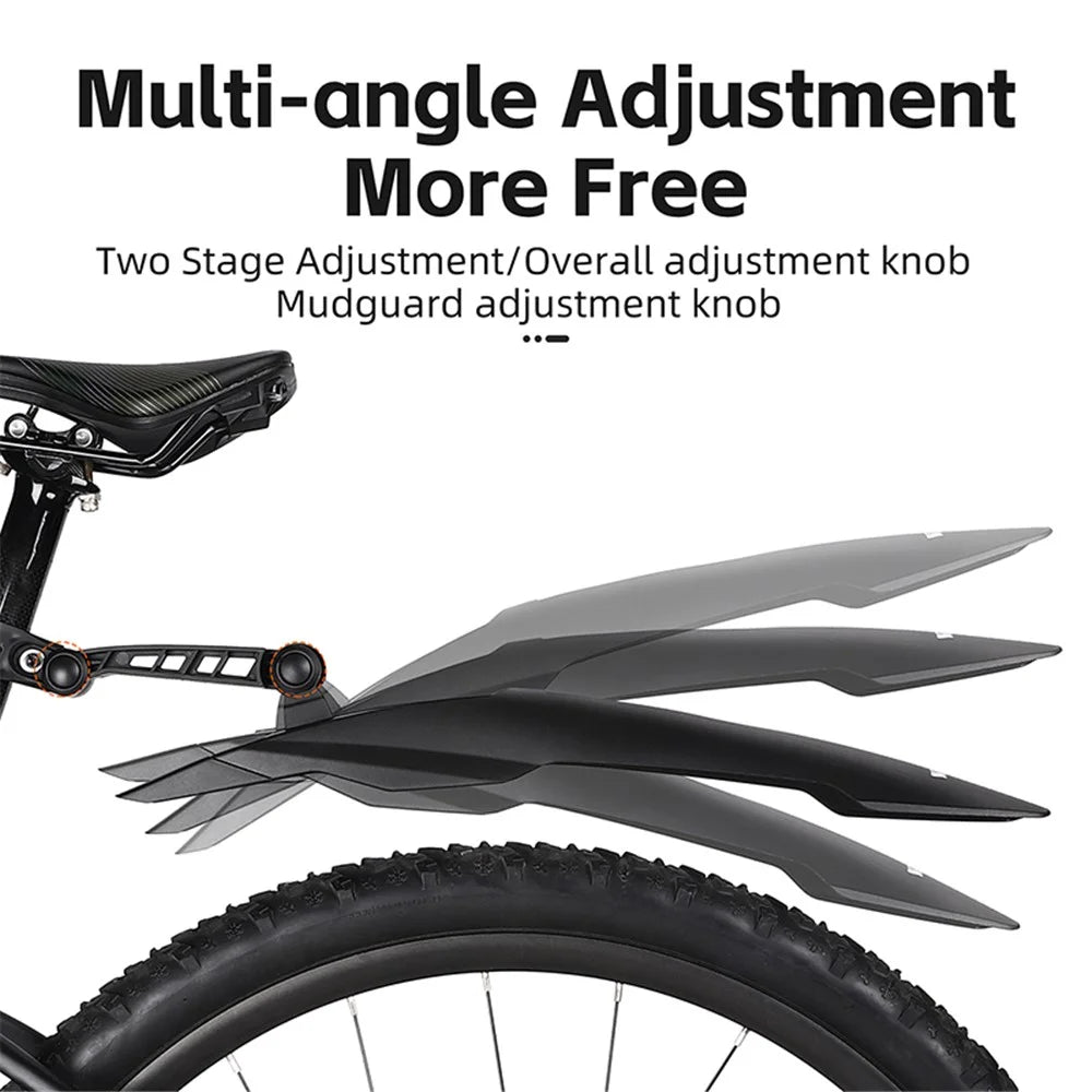 WEST BIKING YP0714026 Bike Mudguard Wheel Protector Bicycles Plastic Mud Fender - 5