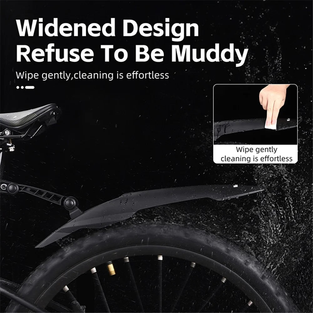 WEST BIKING YP0714026 Bike Mudguard Wheel Protector Bicycles Plastic Mud Fender - 6