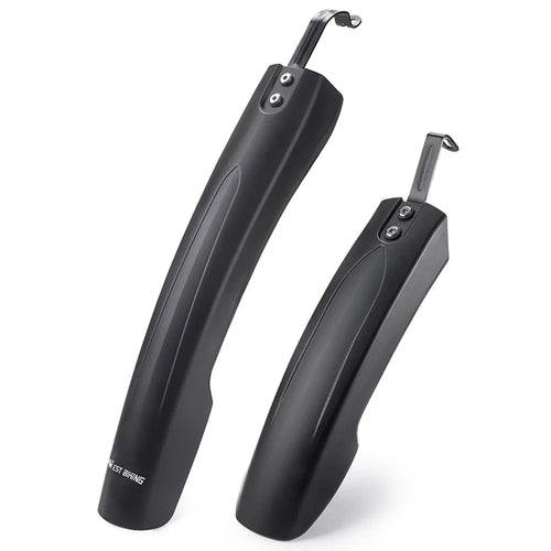 WEST BIKING YP0714027 1 Pair PP Front and Rear Mountain Bike Widened Fenders - 1