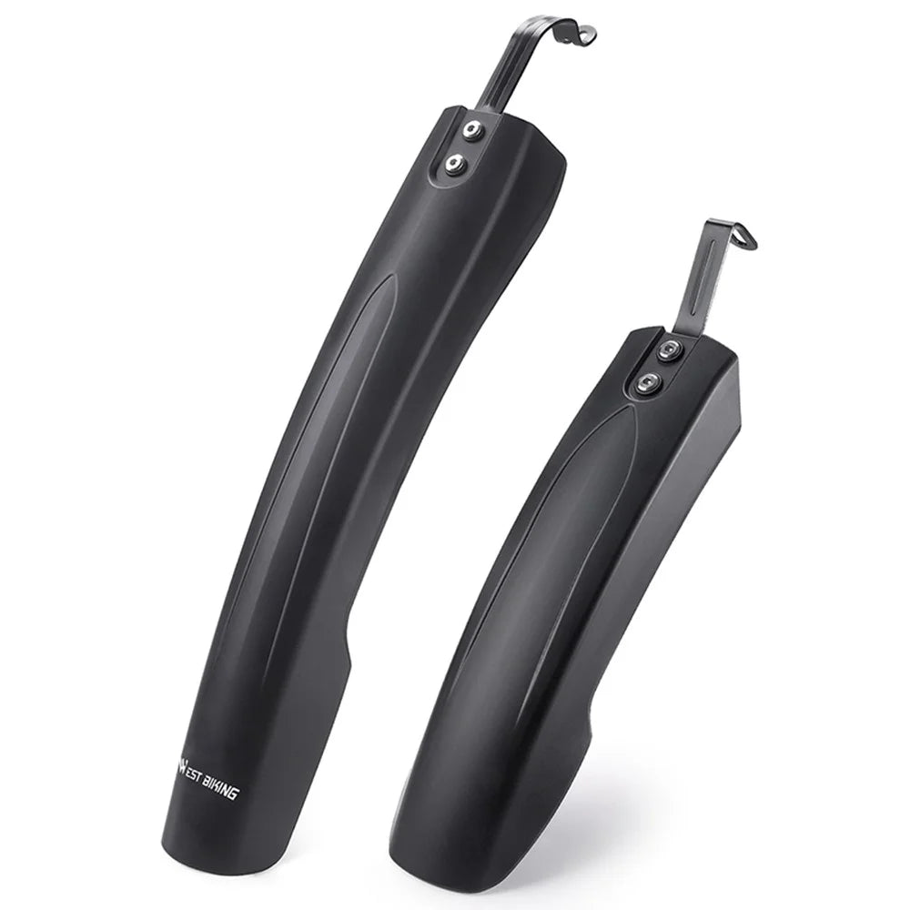 WEST BIKING YP0714027 1 Pair PP Front and Rear Mountain Bike Widened Fenders - 1