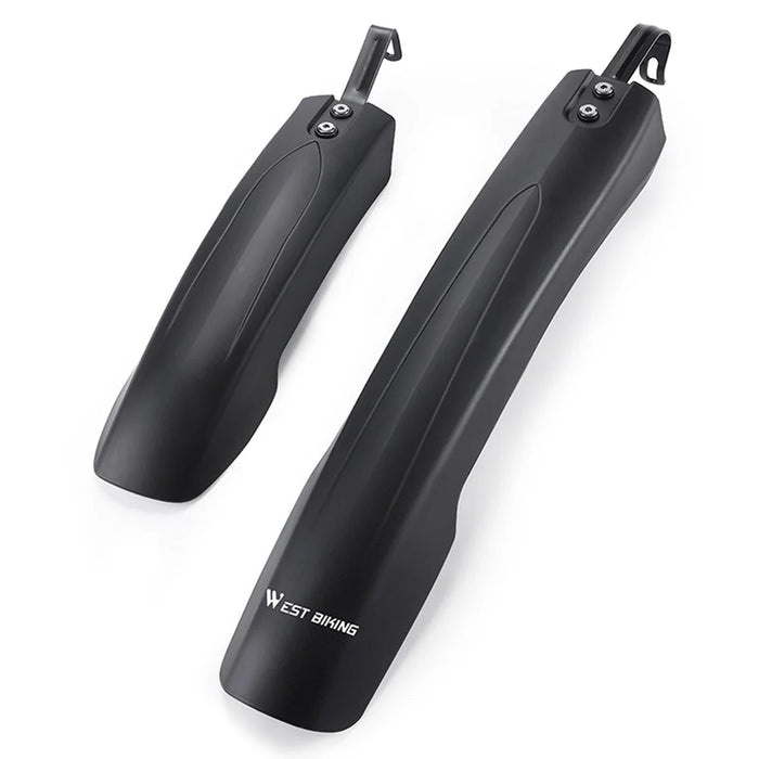 WEST BIKING YP0714027 1 Pair PP Front and Rear Mountain Bike Widened Fenders - 2
