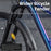 WEST BIKING YP0714027 1 Pair PP Front and Rear Mountain Bike Widened Fenders - 5