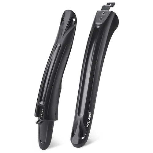 WEST BIKING YP0714028 1 Pair Arc Design Front and Rear Mountain Bike Widened Fenders - 1