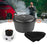 AOTU Camping 5L Steam Cooking Pot Foldable Handle Grip Cookware for Hiking Picnic (BPA-Free, No FDA) - 2