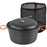 AOTU Camping 5L Steam Cooking Pot Foldable Handle Grip Cookware for Hiking Picnic (BPA-Free, No FDA) - 4