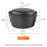AOTU Camping 5L Steam Cooking Pot Foldable Handle Grip Cookware for Hiking Picnic (BPA-Free, No FDA) - 6