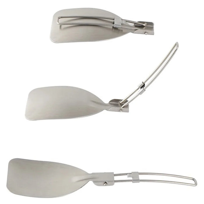 AOTU Outdoor Camping Picnic Foldable Spatula 304 Stainless Steel Turner (BPA-Free, No FDA Certification) - 2