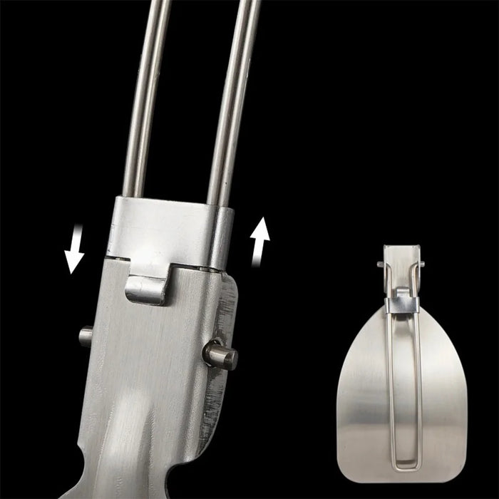 AOTU Outdoor Camping Picnic Foldable Spatula 304 Stainless Steel Turner (BPA-Free, No FDA Certification) - 5