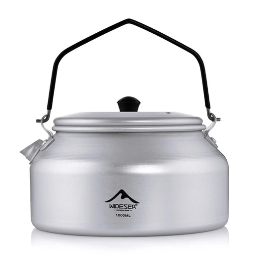 WIDESEA AKT-10 1L Outdoor Camping Kettle Lightweight Aluminum Teapot with Foldable Handle (BPA Free, No FDA) - 2