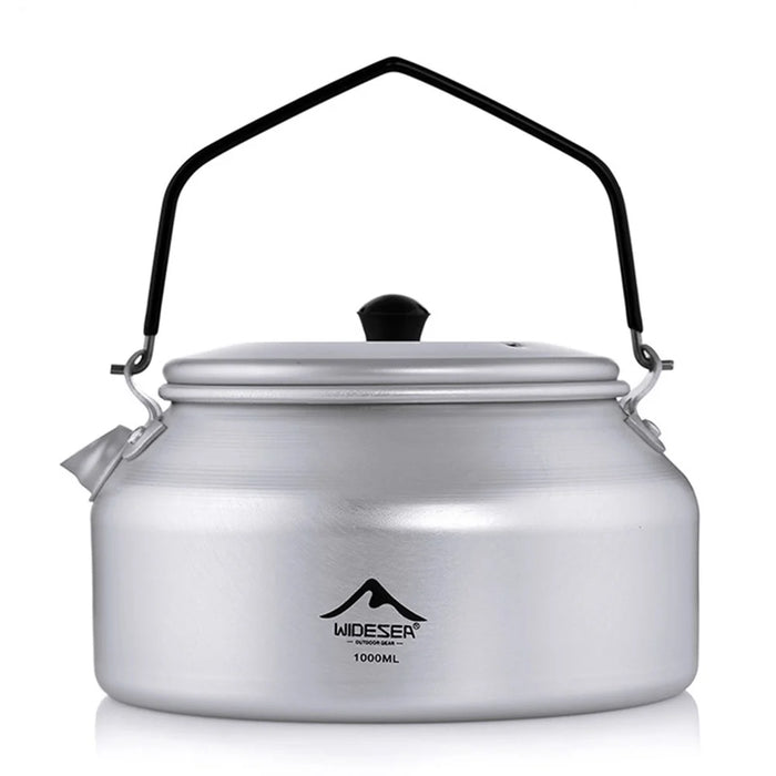 WIDESEA AKT-10 1L Outdoor Camping Kettle Lightweight Aluminum Teapot with Foldable Handle (BPA Free, No FDA) - 2