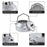 WIDESEA AKT-10 1L Outdoor Camping Kettle Lightweight Aluminum Teapot with Foldable Handle (BPA Free, No FDA) - 4
