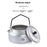 WIDESEA AKT-10 1L Outdoor Camping Kettle Lightweight Aluminum Teapot with Foldable Handle (BPA Free, No FDA) - 6