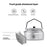WIDESEA AKT-10 1L Outdoor Camping Kettle Lightweight Aluminum Teapot with Foldable Handle (BPA Free, No FDA) - 7