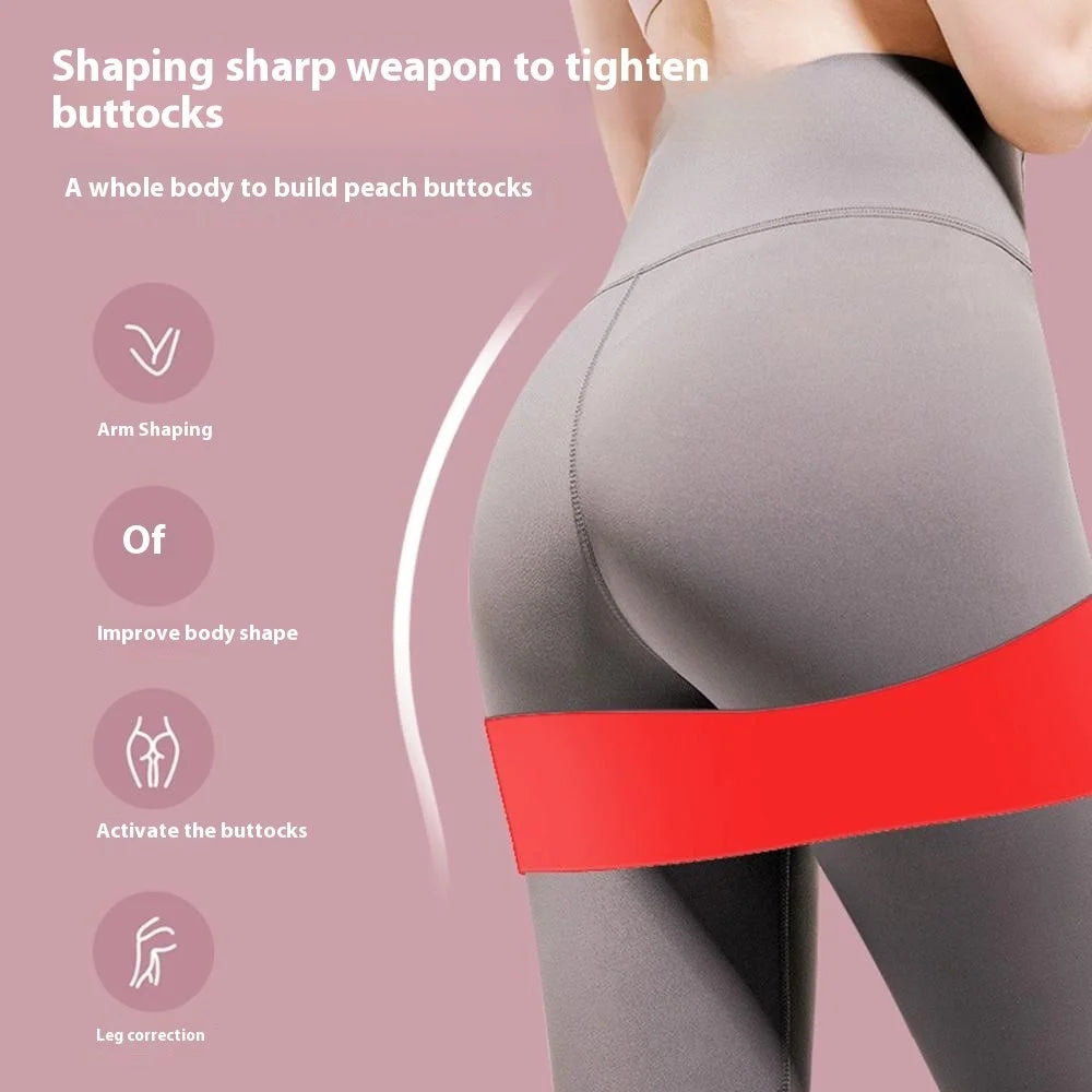 5Pcs Yoga Resistance Bands Exercise Fitness Booty Bands Leg Workout Equipment Stretching Bands - 3