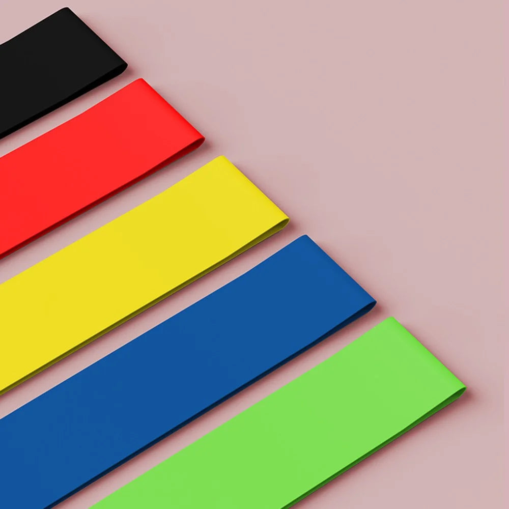 5Pcs Yoga Resistance Bands Exercise Fitness Booty Bands Leg Workout Equipment Stretching Bands - 7