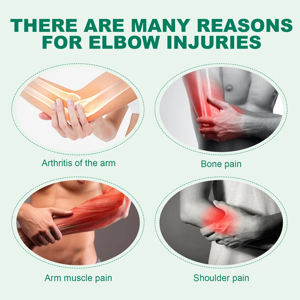 HOUKEA Breathable Self Adhesive Sports Wrap for Elbow Athletic Support Waterproof Elastic Bandage - 1 Piece - 3
