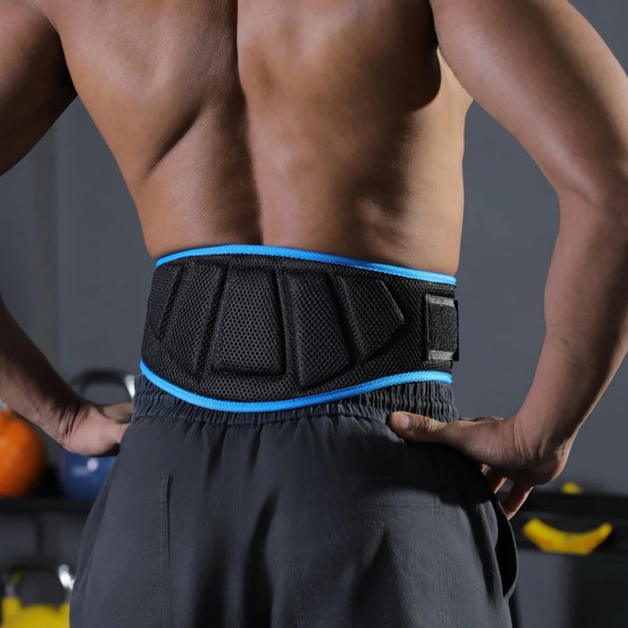 VBOSI 6304V Weightlifting Belt Professional Squat Deadlift Back Support Lumbar Protection for Gym Training - Black/M - 6